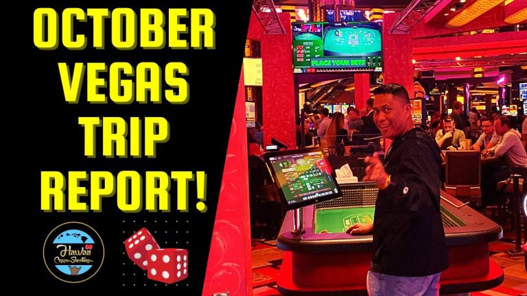 Hawaii Craps Shooters October 2022 Las Vegas trip Report