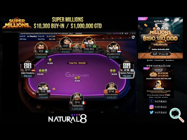 High Rollers Super MILLION$, $10,300K (FT) with GoodLuck2US ,12/10 [THAI]