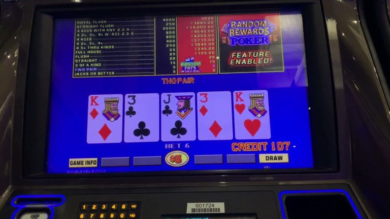 High limit video poker