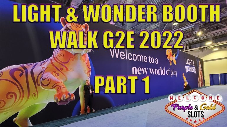 Hottest New Slot Machines from @Light & Wonder Booth Walk Part 1 #g2e 2022