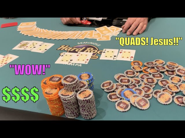 I Make QUADS Twice!! My BIGGEST SCORE Ever!! Must See! Poker Vlog Ep 226