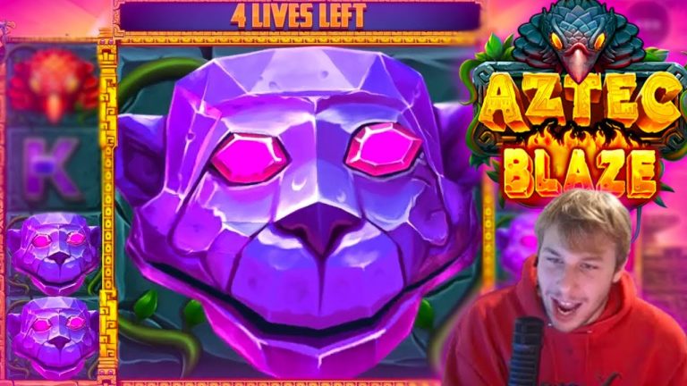 INSANE WIN ON BRAND NEW AZTEC BLAZE BONUS!