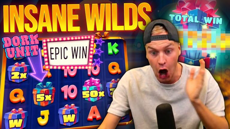 INSANE WIN ON DORK UNIT! Wildline on Gift Bonanza Bonus!