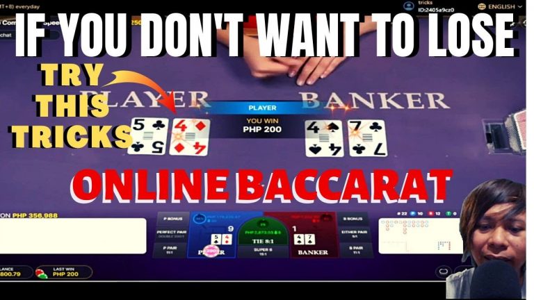 If YOU Don’t WANT to LOSE in Online BACCARAT GAME – You must TRY this TRICKS to WIN