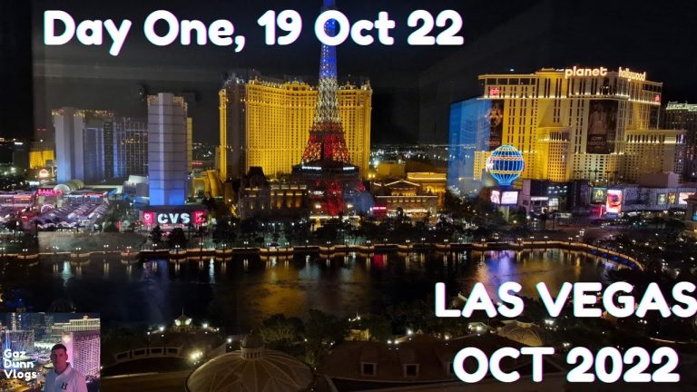 LAS VEGAS VLOGS – OCT 2022 – DAY ONE, 19 OCT 22