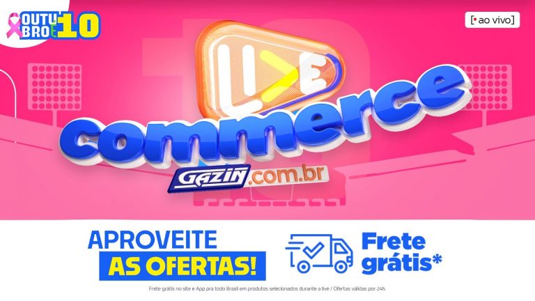 LIVE COMMERCE GAZIN.COM.BR