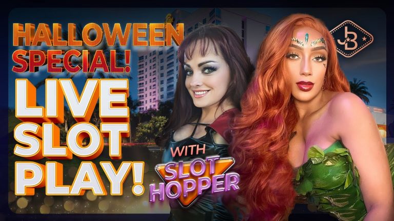 LIVE! Halloween Special! Slot Play with Slot Hopper! Starting 5:30 PM on Slot Hoppers Channel!