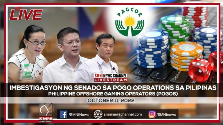 LIVE: Imbestigasyon ng Senado sa POGO operations sa Pilipinas | October 11, 2022