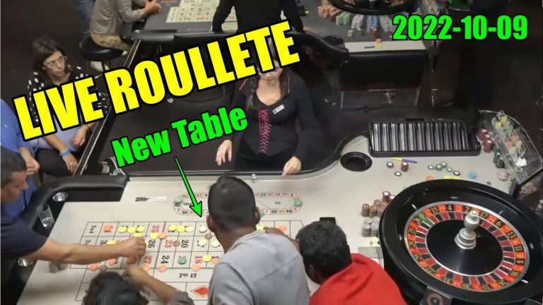 LIVE ROULETTE New Table Casino Exclusive 2022-10-09