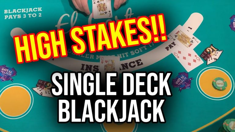 LIVE SINGLE DECK BLACKJACK!!! Oct 8th 2022