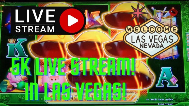 LIVE SLOT PLAY from VEGAS! 5K SUBSCRIBERS CELEBRATION