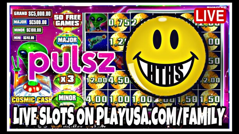 LIVE SLOTS ON PLAYUSA.COM/FAMILY | PULSZ | ONLINE SLOTS | WIN CASH PRIZES