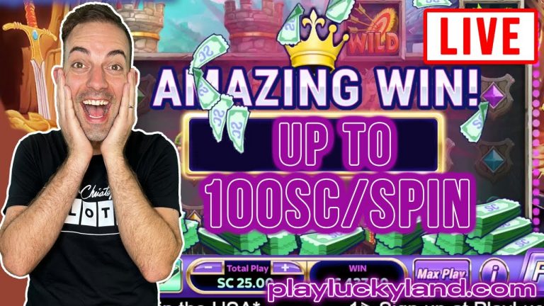 LIVE SLOTS Up to 100/SPIN on PlayLuckyLand.com