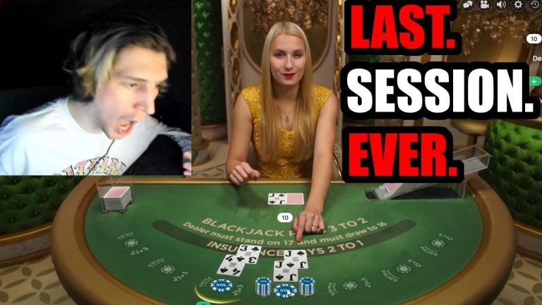 Last BlackJack Session Ever. | xQc