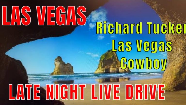 Late Night Las Vegas Drive – Food Hunting – Playing and More – LIVE