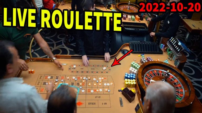 Live Roulette Casino Real Lots of Betting Table Morning Session Exclusive 2022-10-20