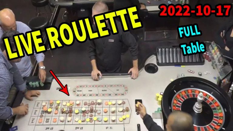 Live Roulette From Casino Table Evening a lot of people bet New Session 2022-10-17