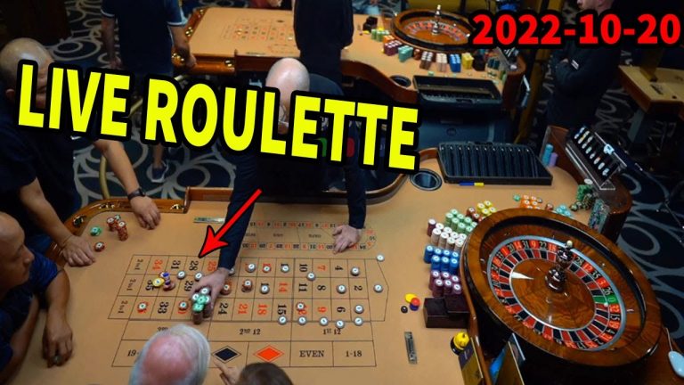 Live Roulette In Casino Table Night Wednesday Big Bet Exclusive Session Full 2022-10-20