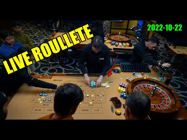 Live Roulette in Casino Real New Session Hot Betting 2022-10-22