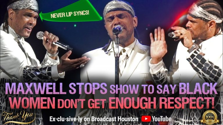 MAXWELL Vocally Destroys LUTHER VANDROSS CLASSIC with FALSETTO in Jacksonville, FL 2022