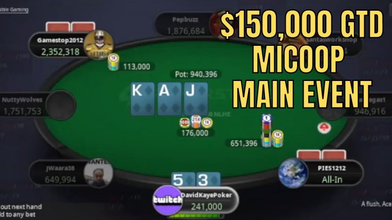 MICOOP Main Event | Poker Vlog #528