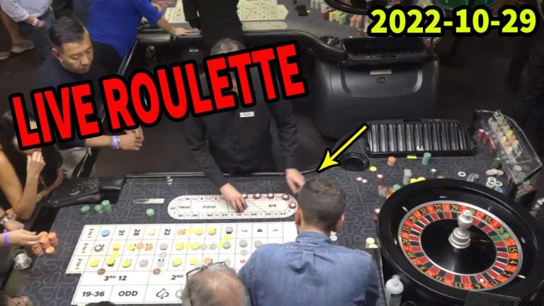 New Session ROULETTE Live From Real Casino Big Bet TABLE Night Friday Exclusive 2022-10-29