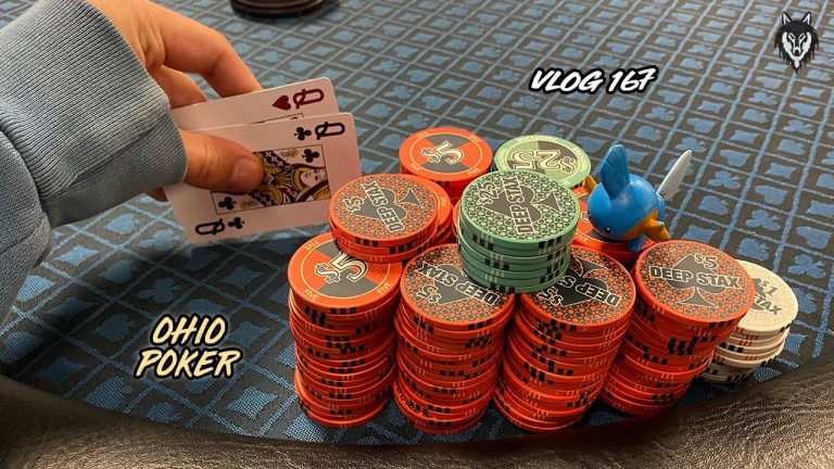 OHIO POKER IS CRAZY!! FLOPPING STRAIGHTS, BLIND RAISES, HUGE BLUFFS… | Poker Vlog #167