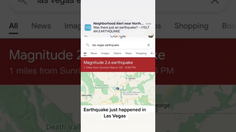 OMG EARTHQUAKE! Did you feel the Las Vegas Earthquake?