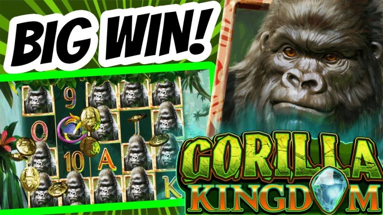 ONLINE SLOTS Bonus Compilation! Gorilla Kingdom SLOT BIG WIN!