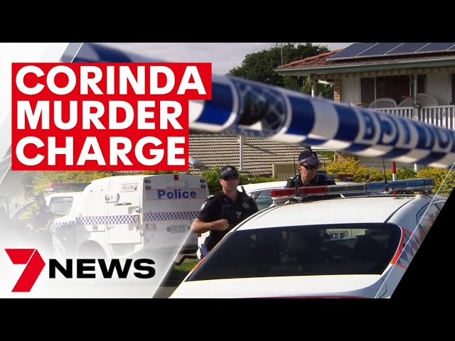 Officers arrest a man following a Corinda murder | 7NEWS