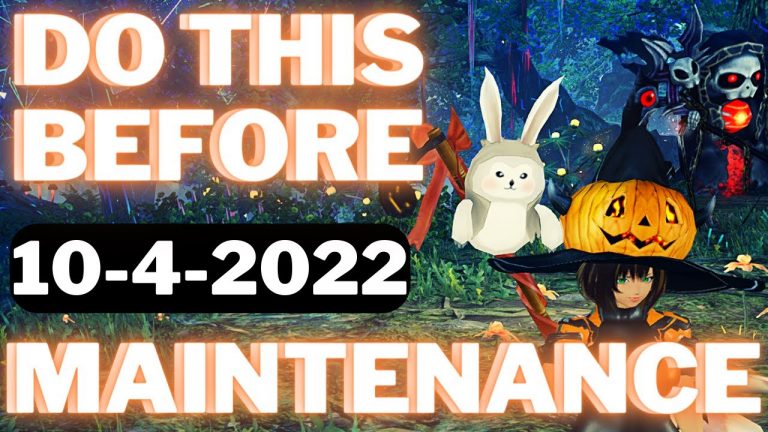 PSO2 NGS DO THIS Before Maintenance Time 10 – 4 – 2022