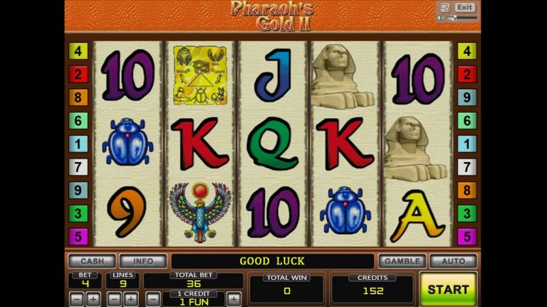 Pharaon Gold 2. 15 bonus games.