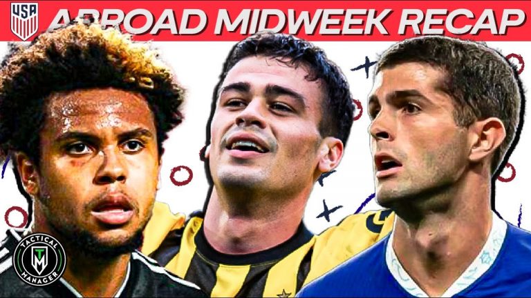 Pulisic DECISIVE | Gio Reyna Stays HEALTHY | Mckennie SCORES Again | USMNT Abroad