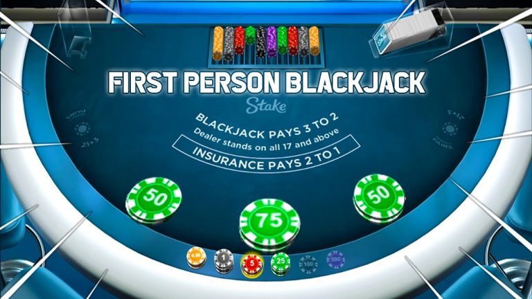 RISKING IT ALL ON FIRST PERSON BLACKJACK!! (RAGE!)