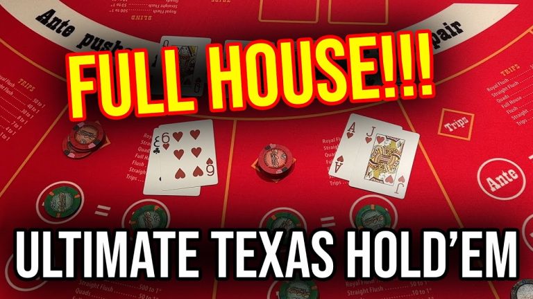 RUNNING SUPER WELL! ULTIMATE TEXAS HOLD’EM!!!