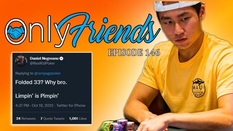 @Rampage Chip Leading @World Poker Tour 5-Diamond | Only Friends Pod Ep 146 | with Conrad Simpson