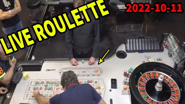 Roulette Live Exclusive Hot Table Evening Lots of Betting In Casino 2022-10-11