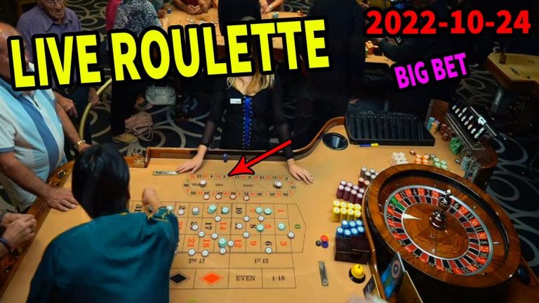 Roulette Table Hot Night Sunday Big Bet Casino Live New Session Exclusive 2022-10-25