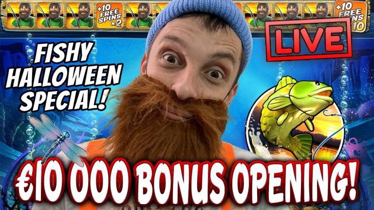 SLOTS LIVE FISHY HALLOWEEN – CASINO STREAM with mrBigSpin!