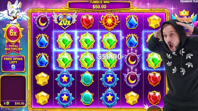 STARLIGHT PRINCESS – HIT BIG MULTIPLIER with BIG TUMBLE WIN – HUGE WINS CASINO SLOT ONLINE BONUS BUY