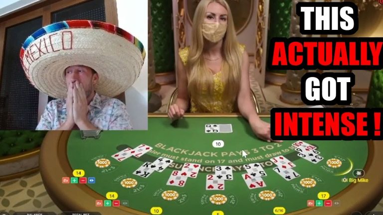 SUPER INTENSE BlackJack Session In MEXICO !!! | Mike Majlak