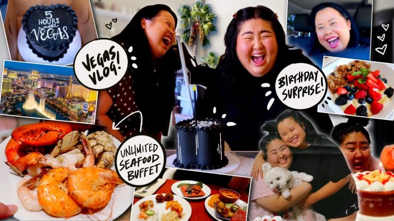 SURPRISING my BEST FRIEND for her BIRTHDAY!!! + LAS VEGAS Weekend VLOG!!! + What We ATE IN VEGAS!!!