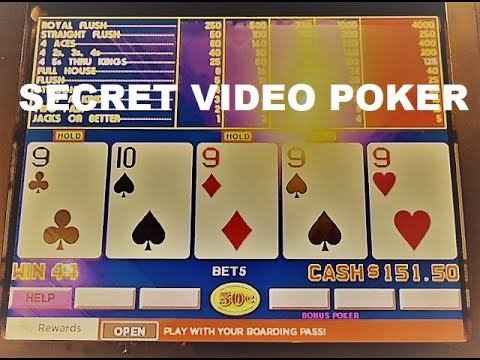 Secret Video Poker #26: Normal session of .50c Bonus Poker. Goal is to play until a quad. Let’s go.