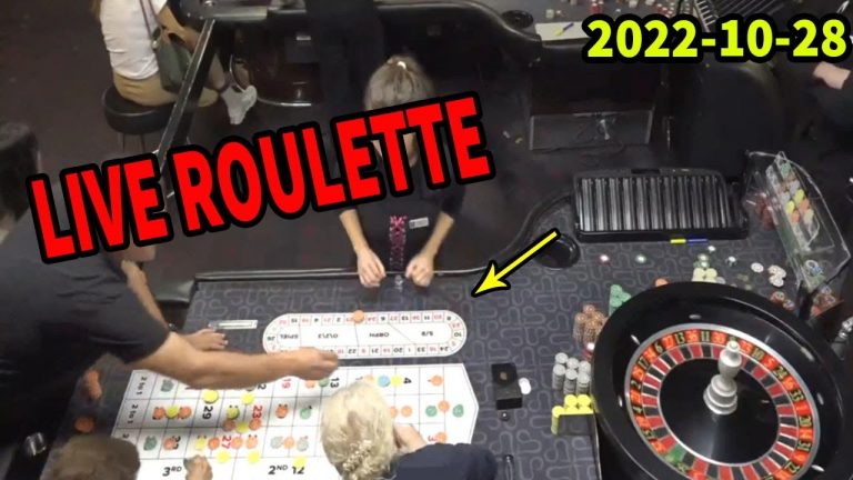 Session Evening Roulette Live From Casino Big Bet In TABLE Exclusive 2022-10-28