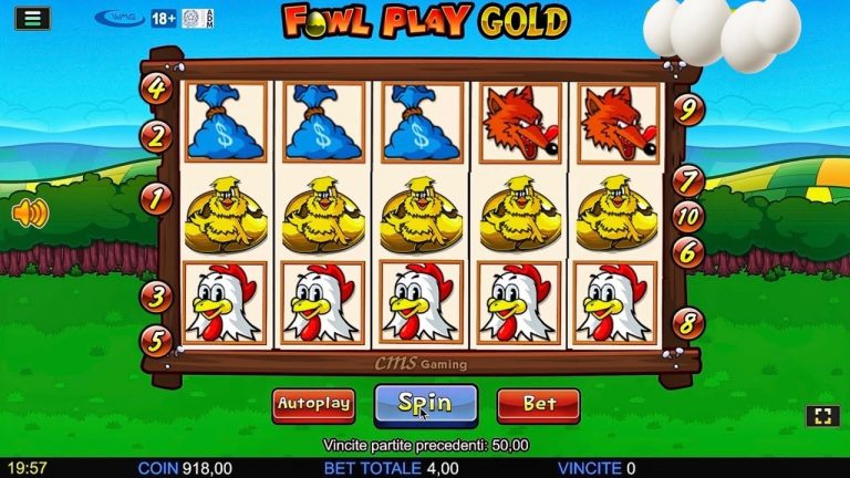 Slot BAR Gallina Online Fowl Play Gold max Bet 2022