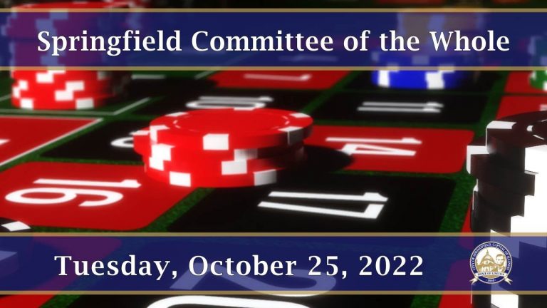 Springfield Committee of the Whole Meeting Tuesday, October 25, 2022