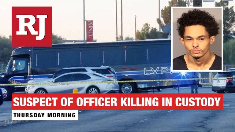 Suspect in Las Vegas Police Officer Killing in Custody