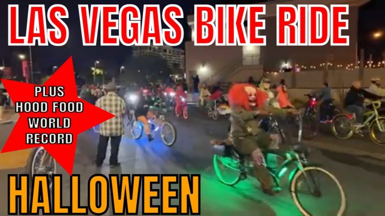 THE PICKEL SHOW – Las Vegas LIVE FOOD RUN – Hood Food – HALLOWEEN BIKES – BULLHORN BULL HEAD FUN