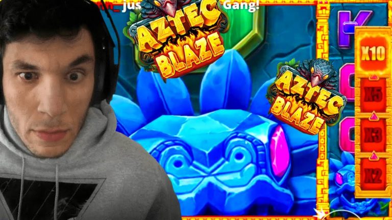 TRAINWRECKS TRIES THE *NEW* AZTEC BLAZE SLOT AND WINS HUGE!