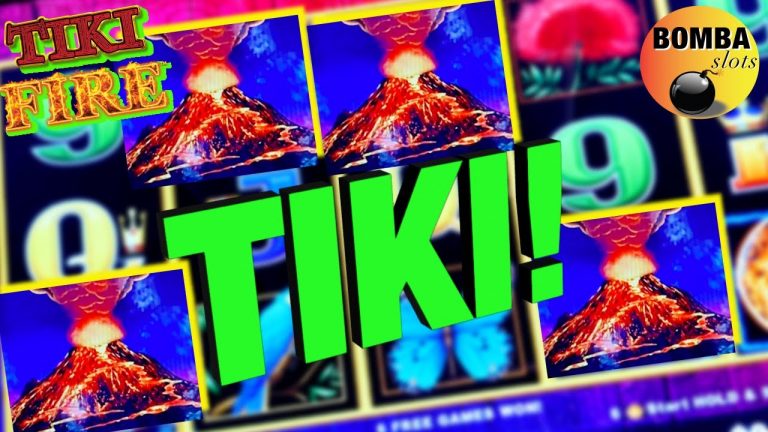 Tiki was on Fire! Lightning Link Dragon Link #Casino #LasVegas #SlotMachine